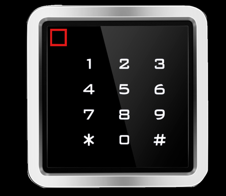 Keypad Pintu Otomatis Kasus Logam Tahan Air Masuk Elektronik RFID 125khz Keypad Kontrol Akses Berdiri Sendiri Dengan 2000 Pengguna