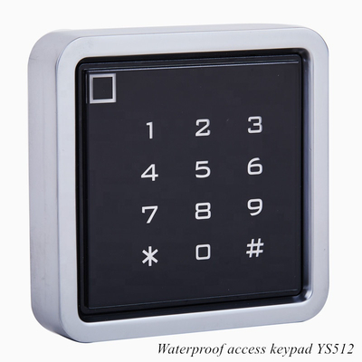 Keypad Pintu Otomatis Kasus Logam Tahan Air Masuk Elektronik RFID 125khz Keypad Kontrol Akses Berdiri Sendiri Dengan 2000 Pengguna