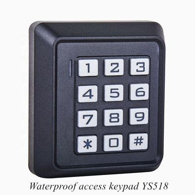 Keypad Pintu Otomatis Tahan Air IP68 RFID 125khz Kontrol Akses Keypad Sistem Pintu Masuk Berkode Berdiri Sendiri Dengan 2000 Pengguna
