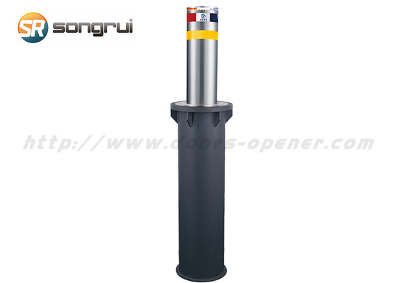 Penghalang Lalu Lintas Lampu Peringatan Led, Tiang Baja Tahan Karat 110V IP68
