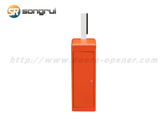 Orange BLDC Security Barrier Gate, 220V Traffic Barrier Gate